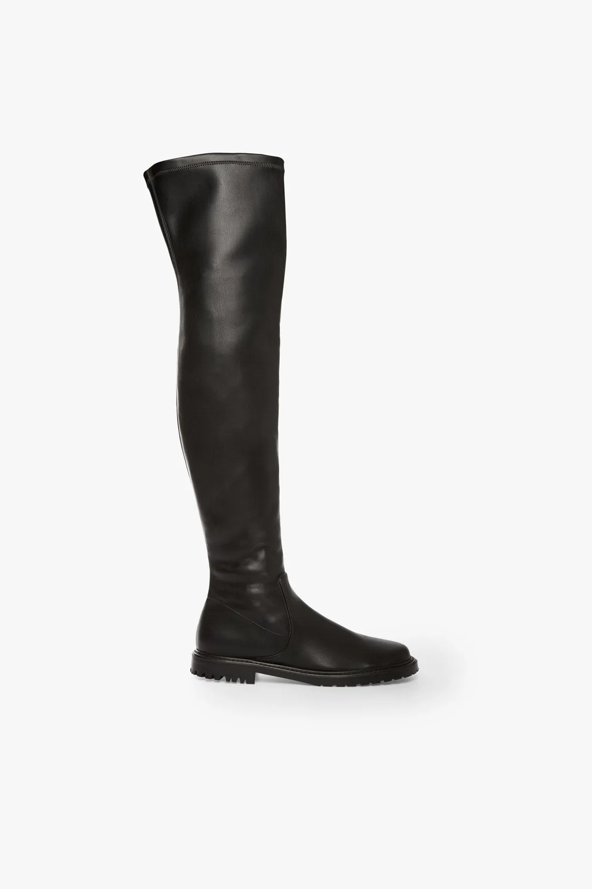 BELLE BOOT | BLACK VEGAN LEATHER