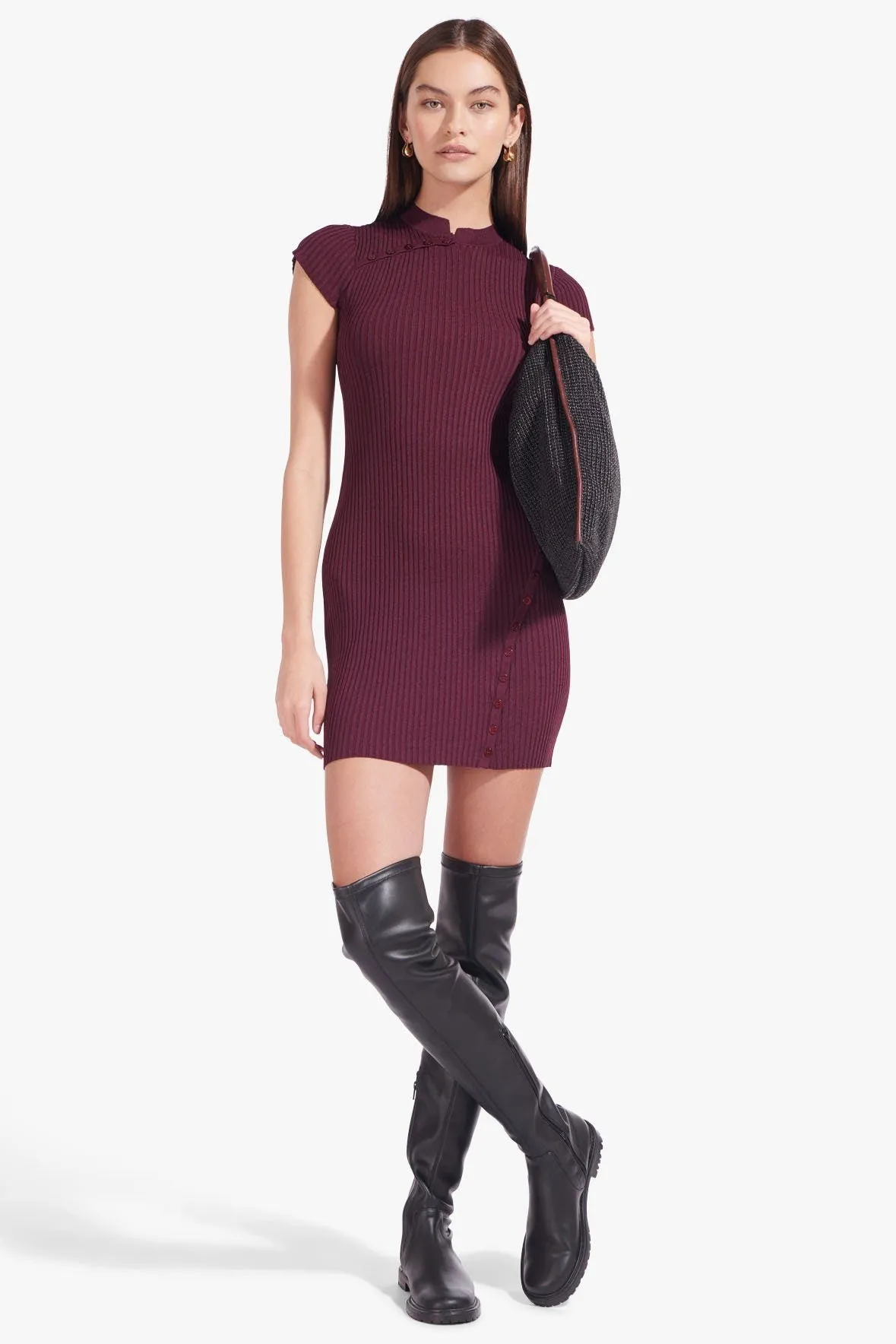 BELLE BOOT | BLACK VEGAN LEATHER
